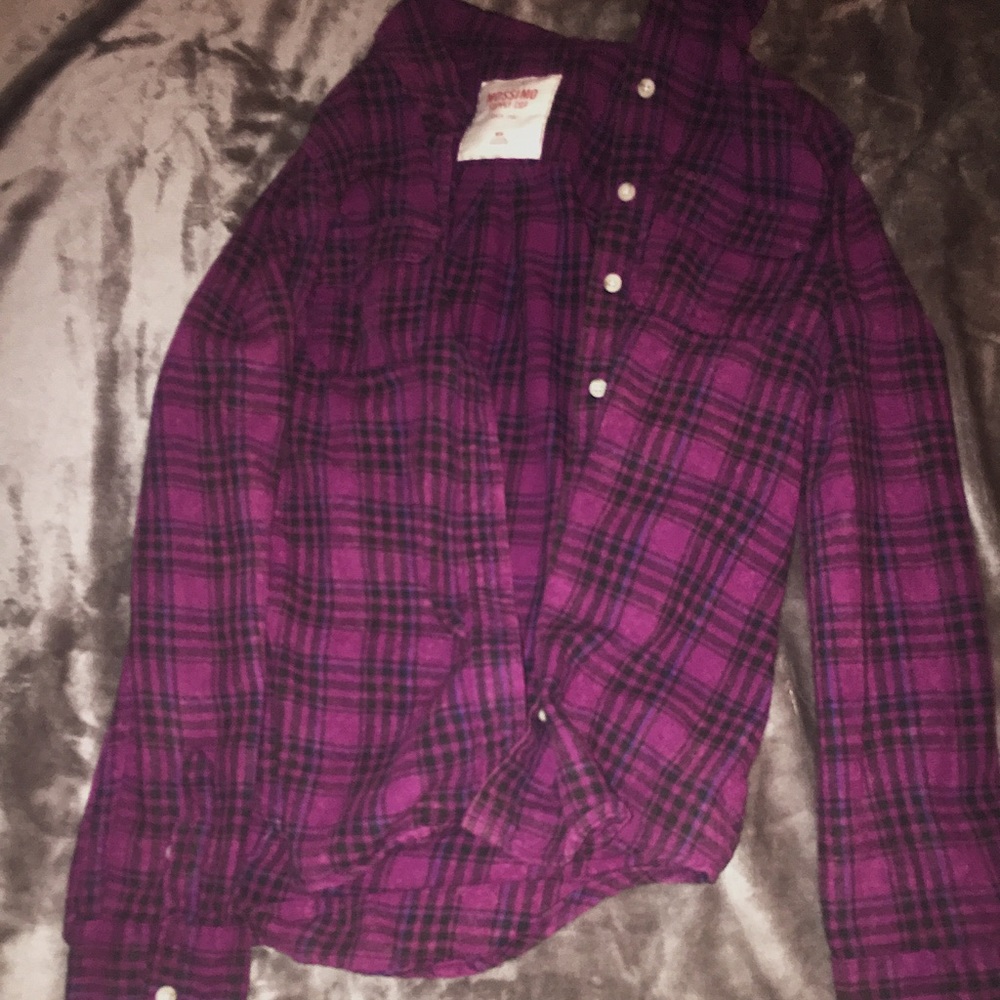 Maroon flannel 💜